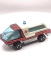 HOT WHEELS  1:64 1969 REDLINE HEAVYWEIGHTS AMBULANCE SPECTRA RED Hong Kong MINT