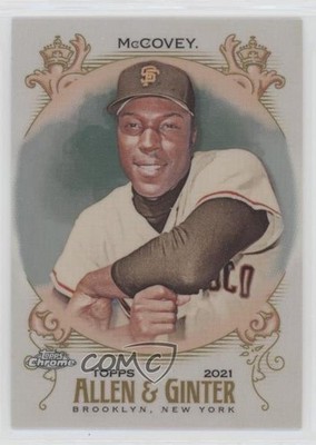 2021 Topps Allen & Ginter Chrome Refractor Willie McCovey #2 HOF 3q5