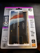 Crucial - Pro OC Gaming 64GB (2x32GB) DDR5 6000MHz