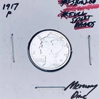 1917-P Mercury Dime, FULL Split Bands, Superb Gem BU++ FSB, RARE This Nice!