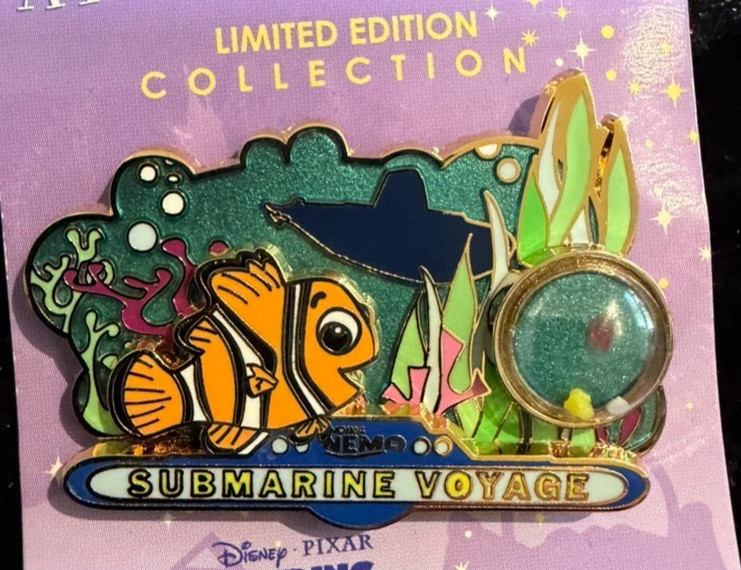 Disney Pin LE 2000 Piece of History Nemo Submarine Voyage DLR 2010