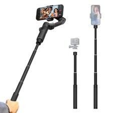 Gimbal Extension Rod 29 Inch Pole Selfie Stick 1/4 Screw For DSLR Camera