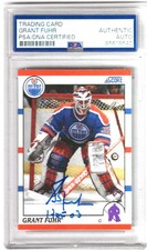 GRANT FUHR 1990-91 Score AUTOGRAPHED Card  PSA/DNA Certified Auto