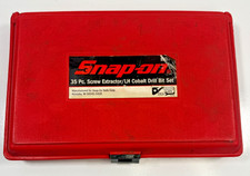 Snap-on Exd35 35 Pc. Extractorlh Cobalt Drill Bit Set. Missing Bits
