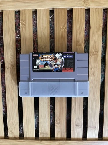Authentic Harvest Moon SNES Super Nintendo Original Cartridge Tested Working