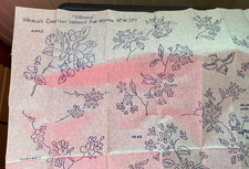 "Frau" Zeitschrift Stickerei Transfer "Apfelbl&uuml;te" Nr. 3