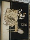 Vintage Reliance Reverse Painted Silouette Framed "Beauty Secrets" 1934 — photo 2