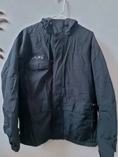 Burton Phantom Ski Jacket Men's L Black coat Hooded Y2k Vntg 