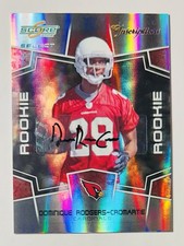 2008 Score Foil Rookie Autograph /375 Dominique Rodgers Cromartie Cardinals RC 
