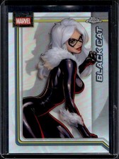 Black Cat 2026 Topps Chrome Marvel Comics #13 Refractor