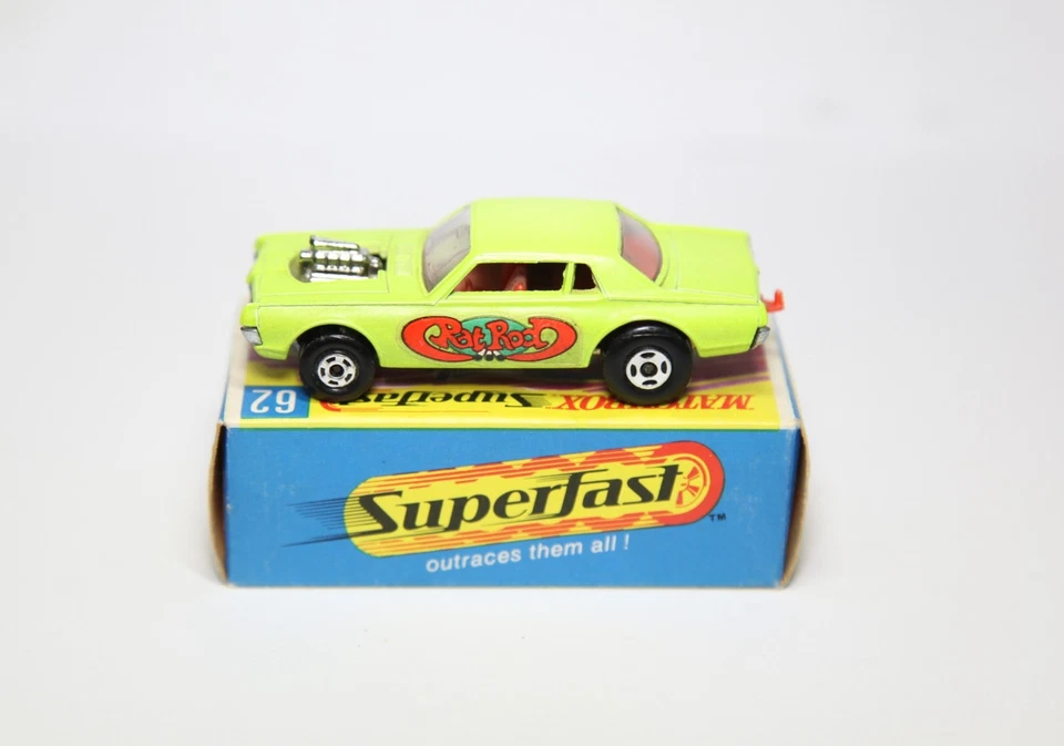Matchbox Superfast Nº 62 Rat Rod Dragster En Caja Original - Casi Como Nuevo De Colección Foto 2 de 4