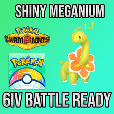 ✨6IV  Shiny Meganium✨ Pokemon Champions ✨ Pokemon Home Battle Ready