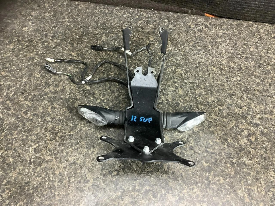 Ducati Panigale 1199 1199S 2012 montaje en placa + señales de giro traseras 691 Foto 3 de 3