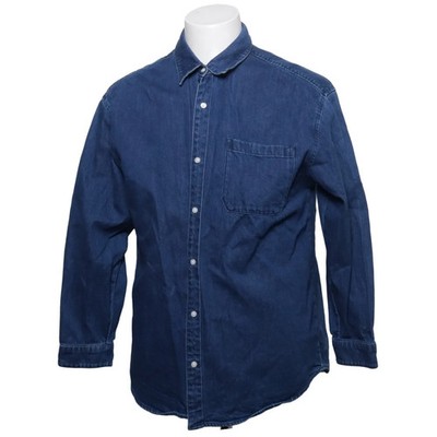Denham, Jeanshemd, Größe: M, Blau, Baumwolle, Einfarbig, Denim, Herren #unR