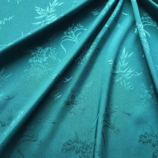 Chinese Brocade Floral Satin Faux Silk Fabric for Cheongsam Tang Suit Sewing Art