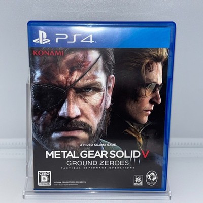  Playstation4 Metal Gear Solid V Ground Zeros JAPAN PS4