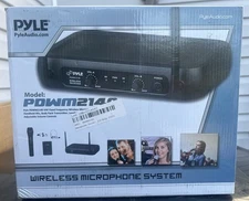 Renewed PYLE Lavalier Headset Mics Transmitter Receiver-for PA PDWM2140 Wireless