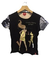 Camicia Miss Sixty donna XXL stampa grafica top cool party go contemporaneo Y2K