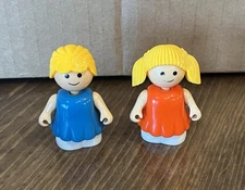 Vintage Playskool Lil Playmates Little People Girls