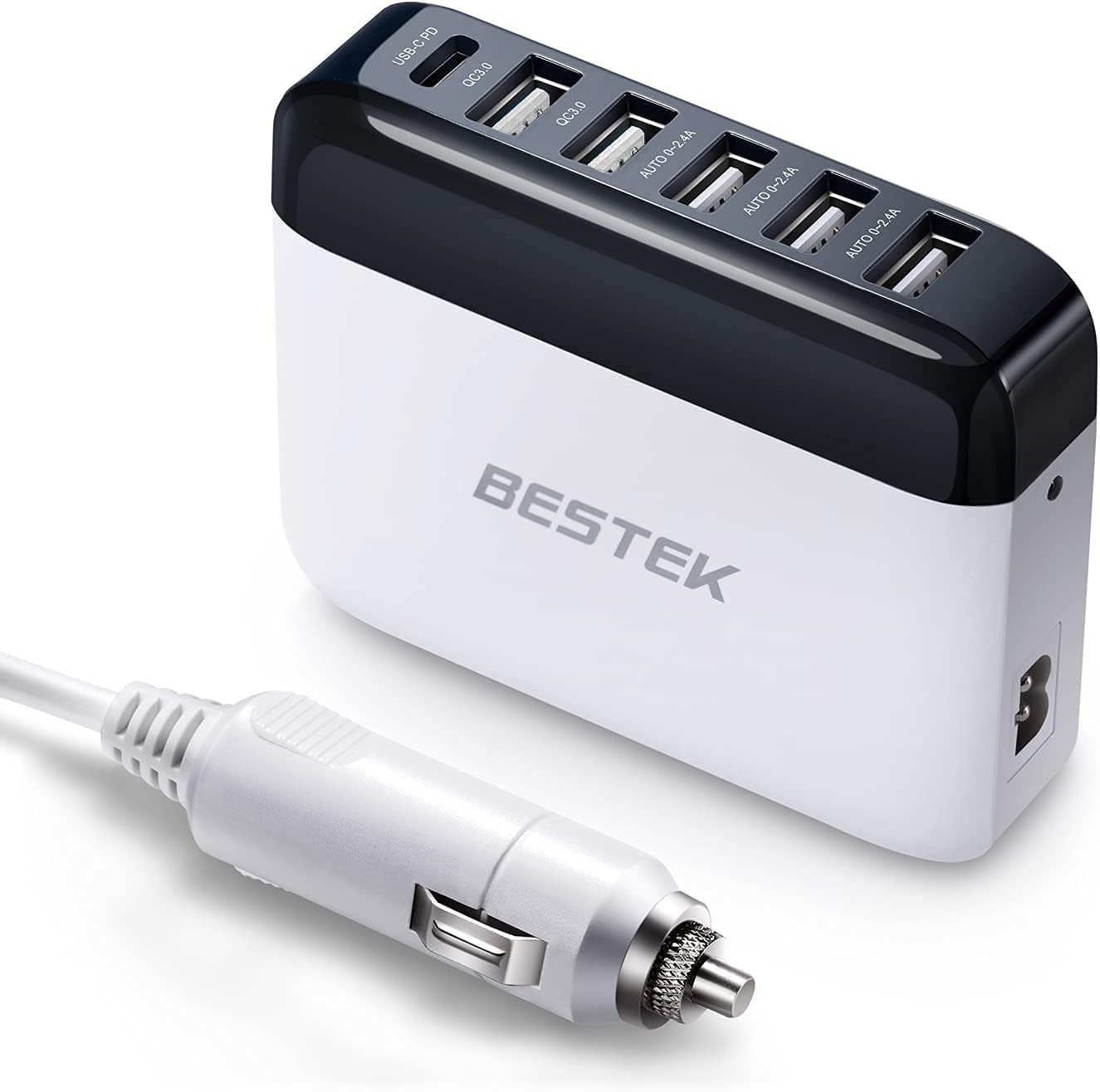 Bestek 86W USB C Pd Caricabatteria da Auto Qc3.0 Ricarica Rapida Caricabatteria da Auto 12v/24v USB - Miniatura 22
