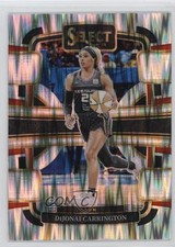 2024 Panini Select WNBA Concourse Silver Flash Prizm DiJonai Carrington #18 09wc