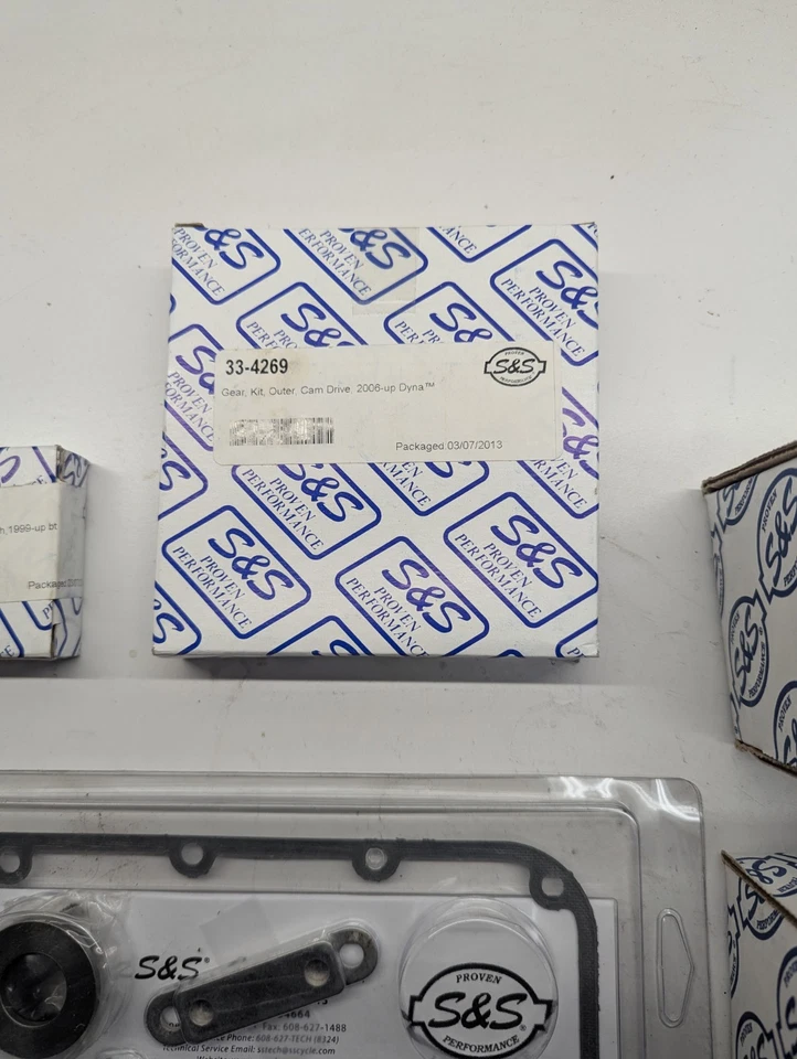 Распредвал редукторного привода S&S Harley Davidson 510 комплект двойной кулачок 88 2006 Dyna 2007+ - Изображение 3 из 4