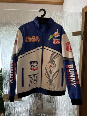 Members Only Looney Tunes Bugs Bunny Racing Jacket in Größe L
