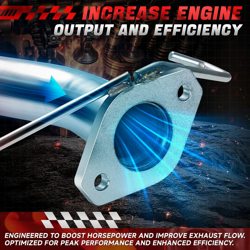 Colector 4-2-1 Tri-Y Cabezales Escape para Mitsubishi Lancer 4 Cilindros 02-07 Foto 3 de 4