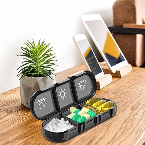 7Day Pill Box Medicine Storage Weekly Tablet Container Case Organizer Dispenser - Bild 4 von 16