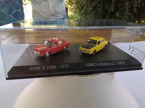 UNIVERSAL HOBBY FOR ATLAS HO DUO BOX SET SIMCA 1000. RALLYE. 1973. NEW CONDITION