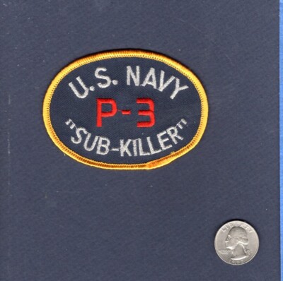 P-3C P-3 ORION Sub Killer US NAVY Lockheed Antisubmarine Patrol Squadron Patch