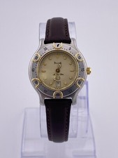 1999 Bulova Marine Star Women s Watch - Quartz - Needs Service - Leather - Date