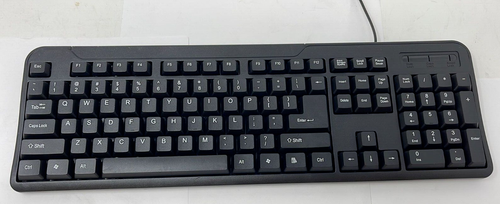 iMicro 104 Key Pad Wired USB Ergonomic English Quite Keyboard for Windows Mac - Picture 4 of 13