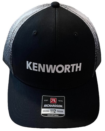 Authentic Kenworth Black Adjustable Hat With Embroidered Red Bug Logo - New