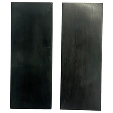 Black Buffalo Horn 5" by 2" Wide Knife Handle Making Scales Crafting Blanks
