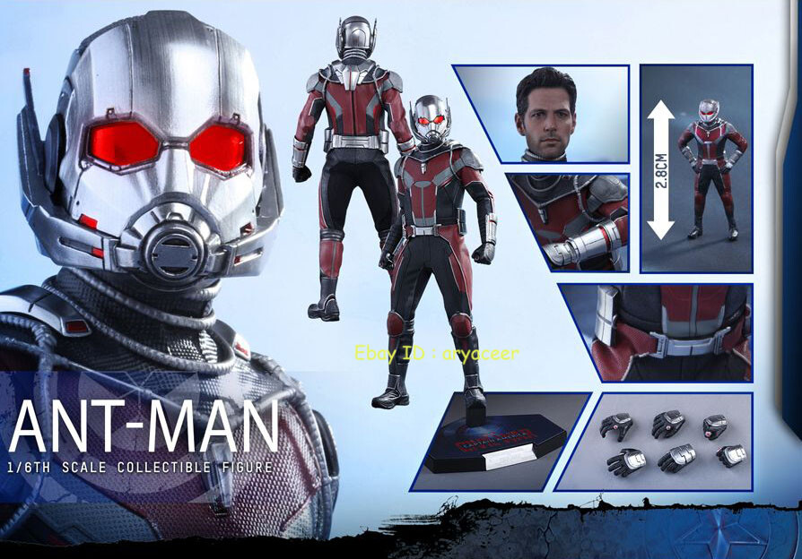 Hot Toys MMS362 Captain America Civil War Ant-Man 2.0 1/6 Action