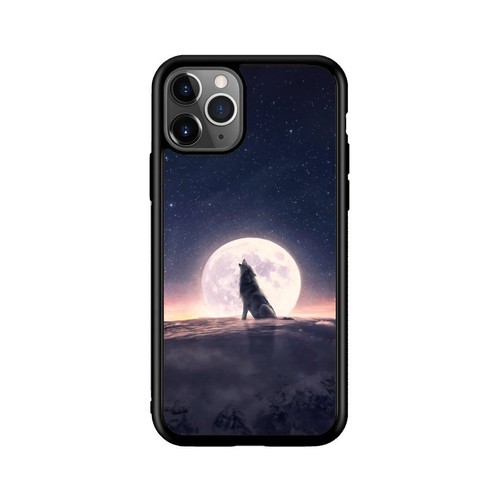 Cover plastica fantasia lupo luna piena per Apple iPhone 12 13 14 15 16 Pro - Foto 16 di 25