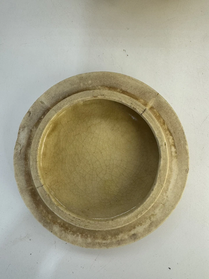 Trébol Trébol 3 Hojas Tejido de Cesta Azúcar y Crema Set Antiguo 1921 Foto 3 de 4