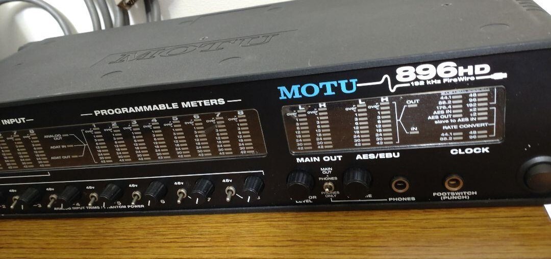 MOTU 896HD 8-Channel FireWire Audio Interface Confirmed Operation 