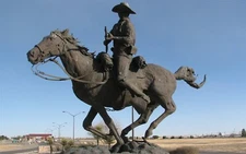 Buffalo Soldier of El Paso Statue GLOSSY POSTER PICTURE PHOTO PRINT BANNER 14309