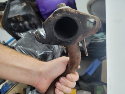 Honda Dio 1 Af18 Oem Exhaust Pipe Works With Us Elite Af16 Af27 Af28 - Picture 8 of 9
