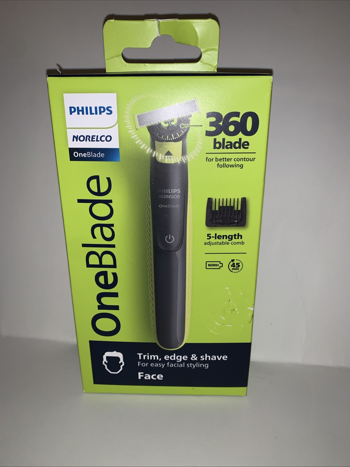 Philips Norelco OneBlade 360 Blade Face Hybrid Electric Trimmer Shaver QP2724/70