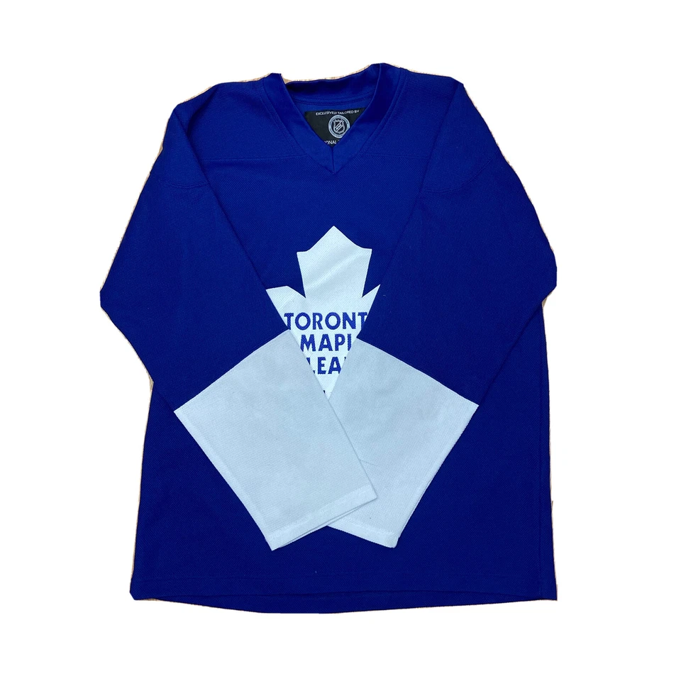 Vintage Toronto Maple Leafs Starter Hockey Jersey Blue White Medium - Image 3 of 4