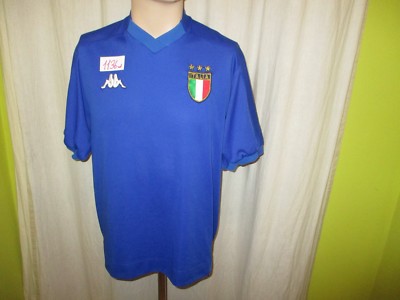 Italien ''FIGC'' Nr.1136 Original Kappa Heim Weltmeisterschaft Trikot 2002 Gr.M