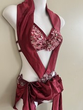 maroon Lyrical Costume Adult Small