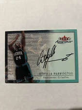 2000-01 Fleer Tradition Othella Harrington Autographics Auto #OH Grizzlies