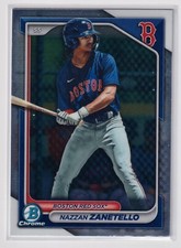Nazzan Zanetello Chrome Prospect 2024 Bowman BCP-88 Boston Red Sox