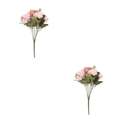 Real Touch Gefälschte Blumen Emulation Tiger Lily Kunststoff Rose Bouquet