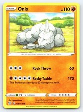 Onix 068/163 Common Battle Styles Pokemon Card - NM