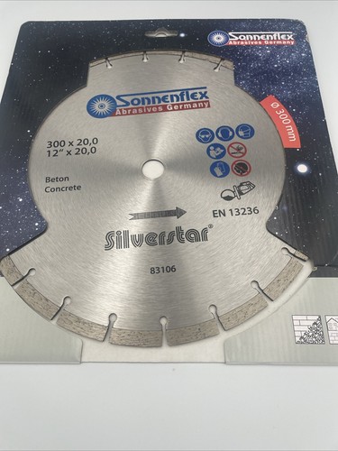 Sonneflex 300mm 12" X 20mm Diámetro Universal Diamante Disco de Corte - Imagen 2 de 6